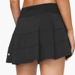 🎾 Lululemon Black 6 Pace Rival Skirt Skort Pickleball Tennis Running 14” Length